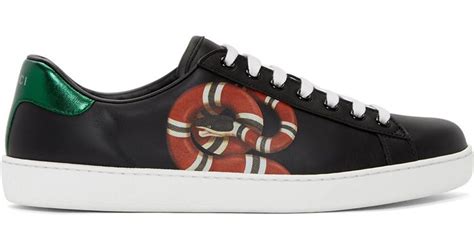 Gucci sneakers snake black